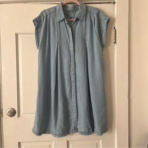 Flowy Mini Denim Dress
